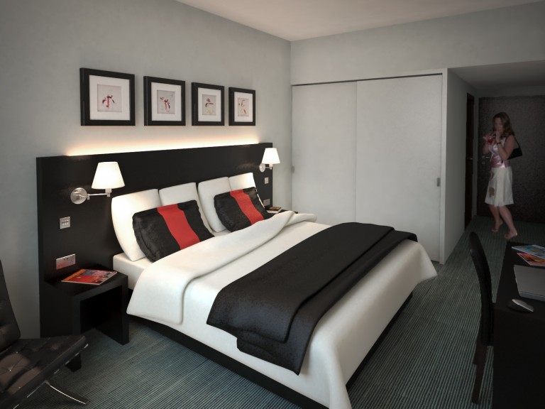 Hotel Bedroom Visualizations